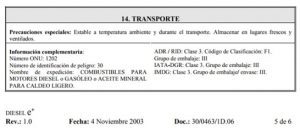 Transporte de Mercancias Peligrosas