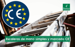 Escaleras de mano simples y el Marcado CE