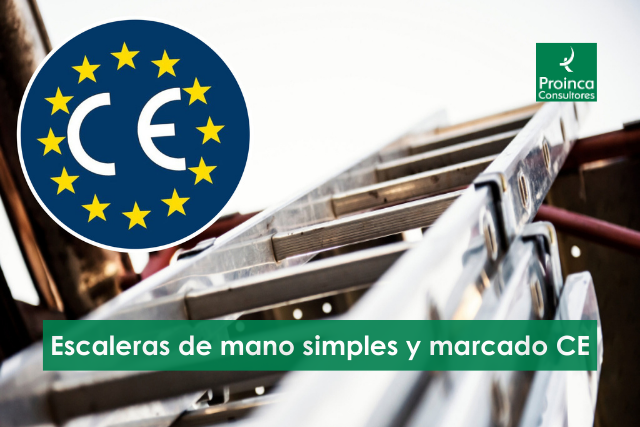Escaleras de mano simples y el Marcado CE