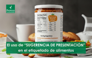 uso de sugerencia de presentación