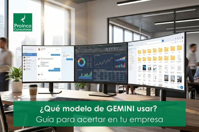 comparativa visual sobre qué modelo de Gemini usar según el flujo de trabajo empresarial