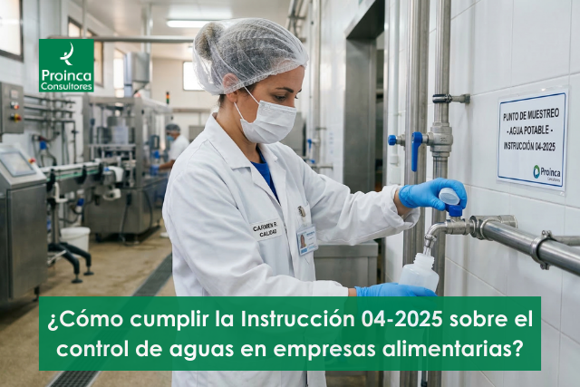 aplicación de la instrucción 04-2025 control de aguas en industria alimentaria andaluza