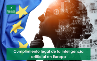 Representación del Reglamento de Inteligencia Artificial de la UE simbolizando el equilibrio legal y tecnológico